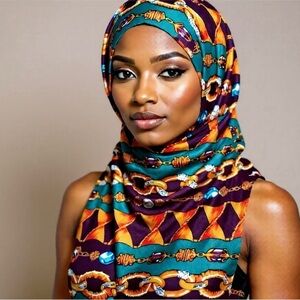 Vintage St. John silk scarf